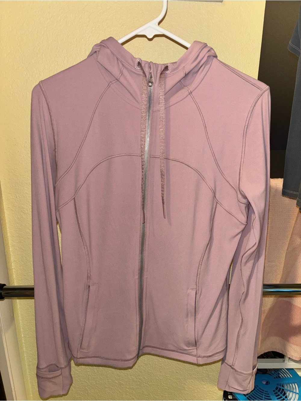 lululemon athletica Light Mauve Full-Zip Hooded Jacket